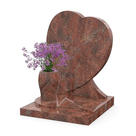 Monument funéraire cœur